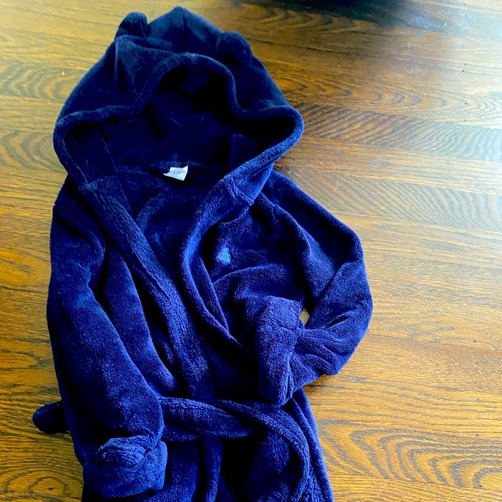Gap kids bear hood bathrobe